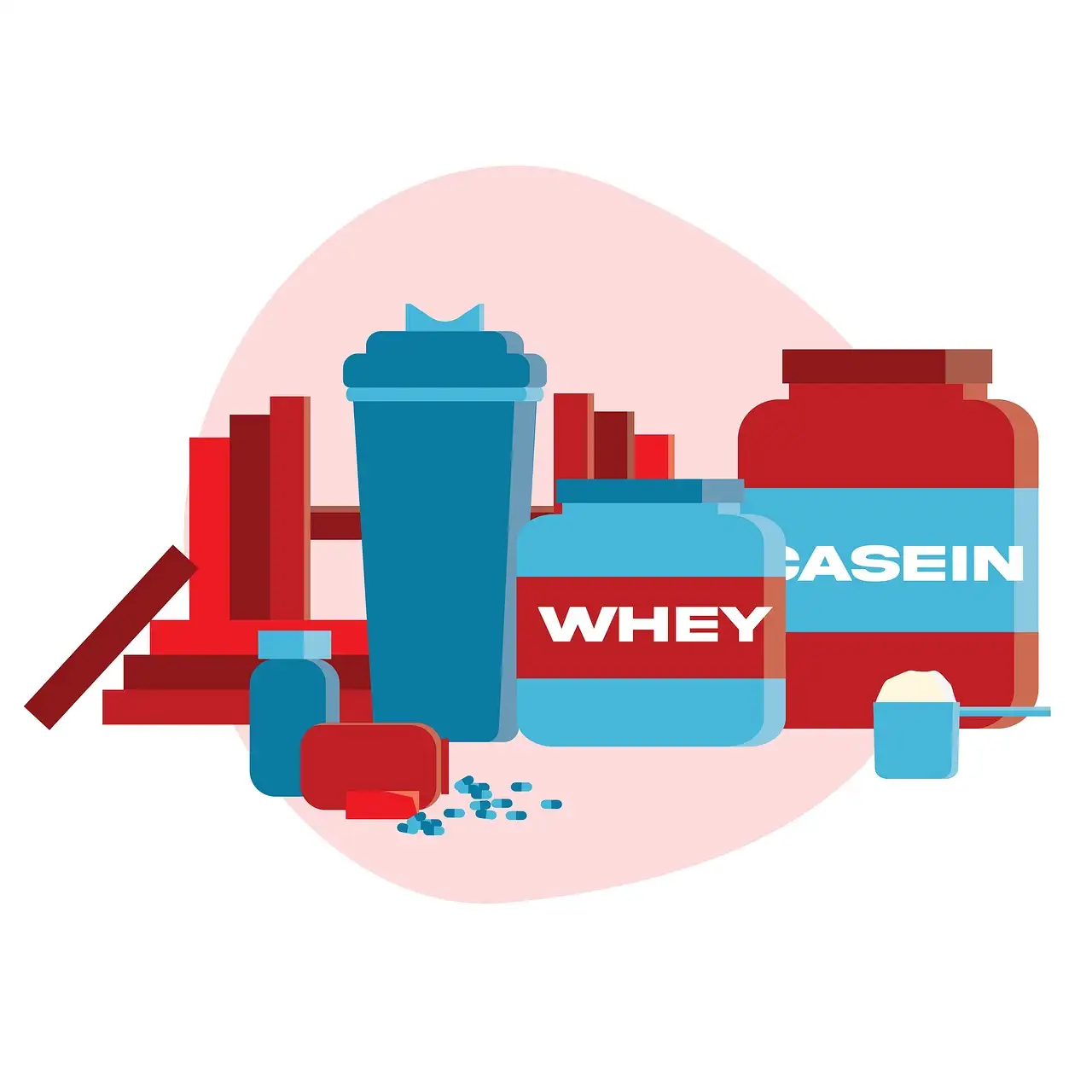 Gesundes whey protein