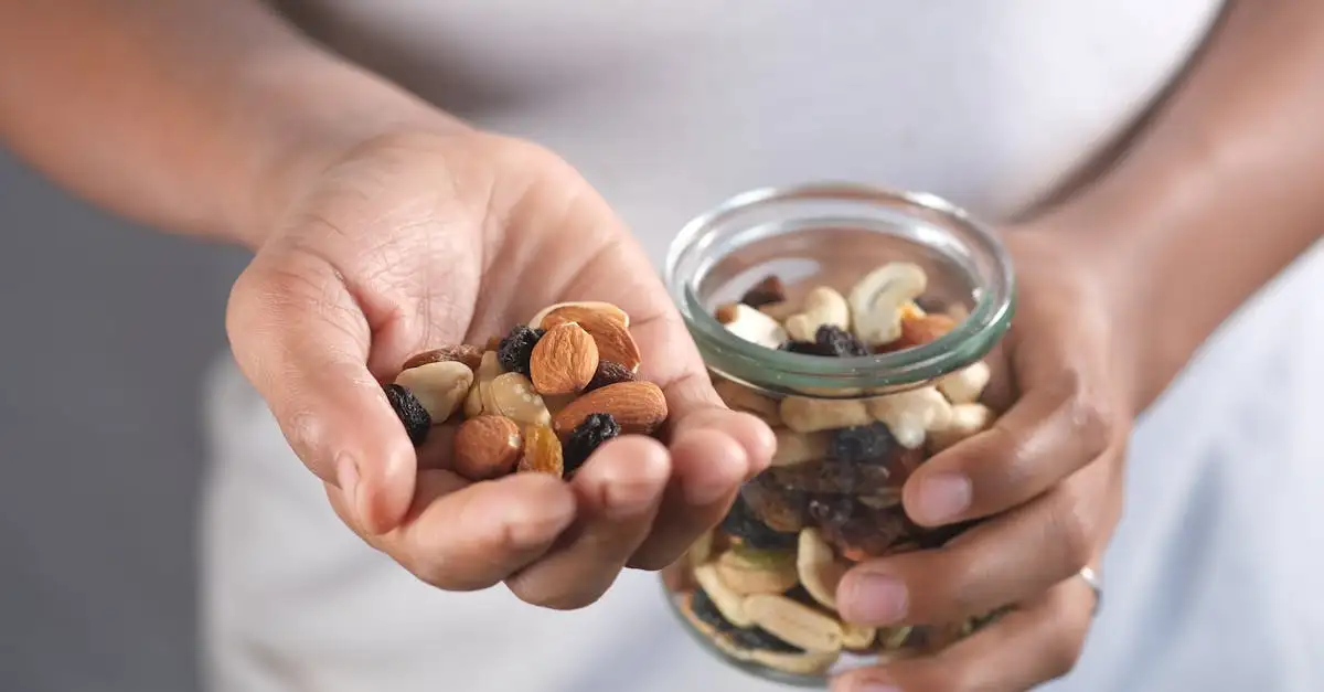 Gesunde snacks fitness