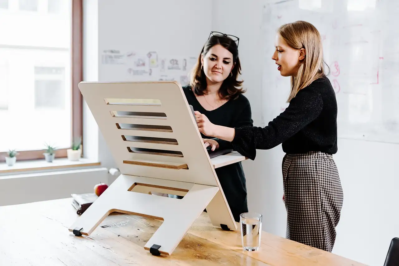 Gesundes arbeiten im büro
