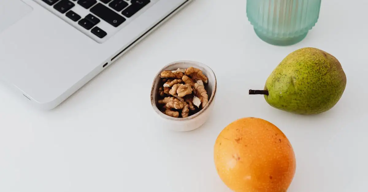 Gesunde ernährung im büroalltag