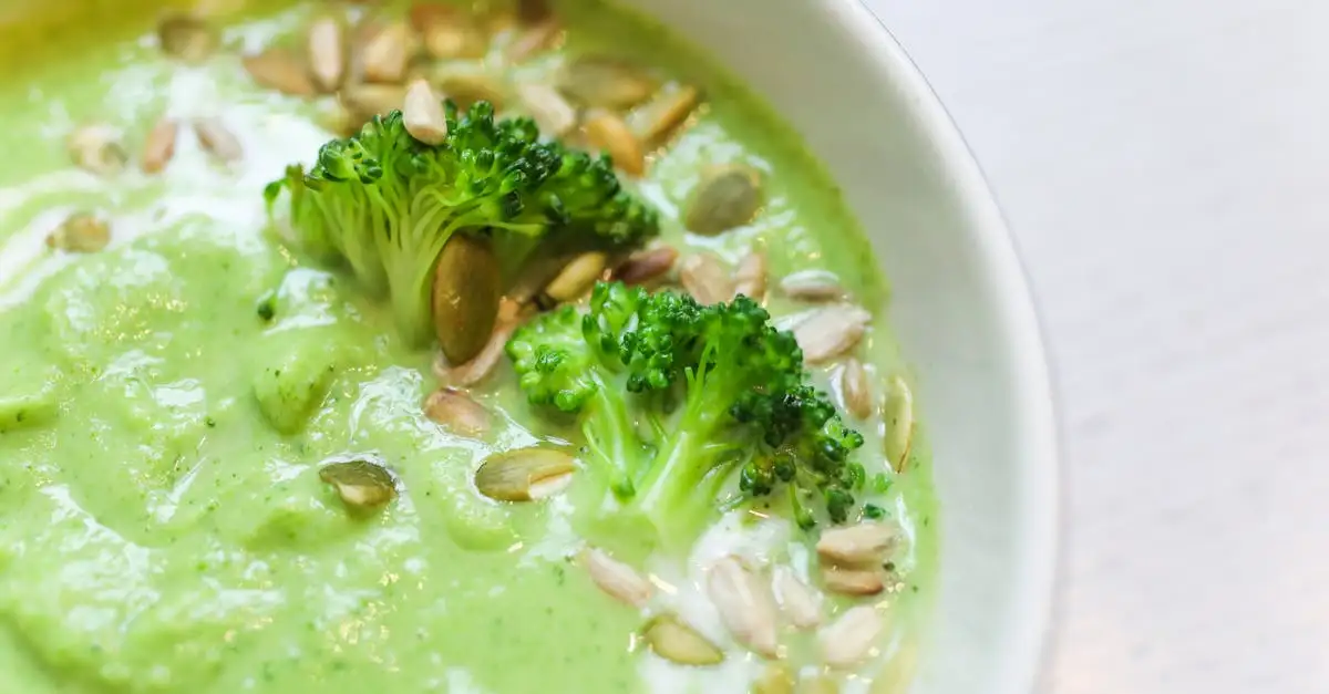 Gesunde instant suppe