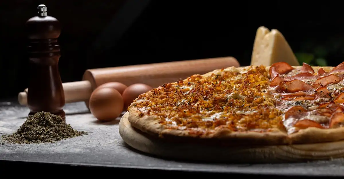 Gesunde pizza backen