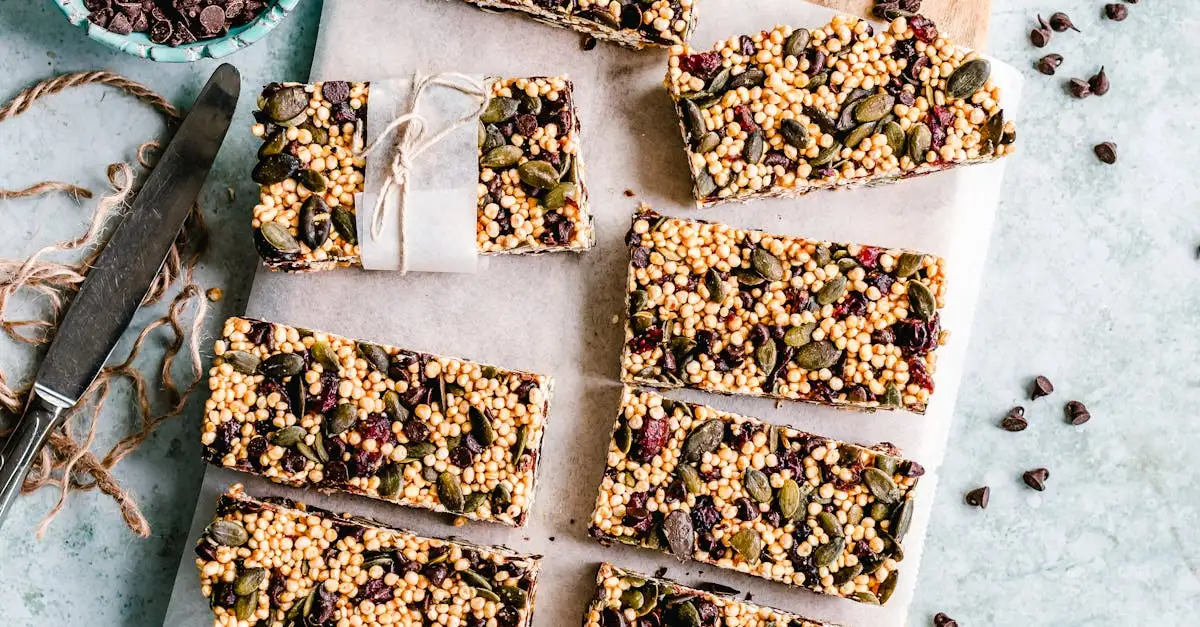 Gesunde snack riegel