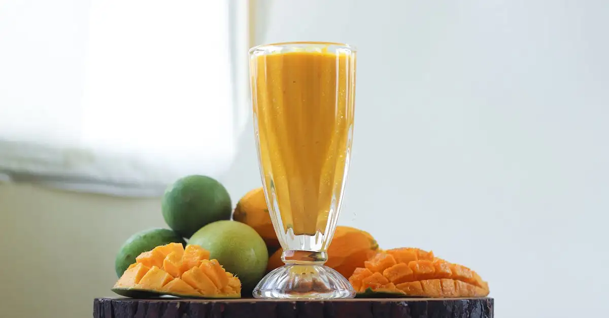 Gesunder frühstücksshake