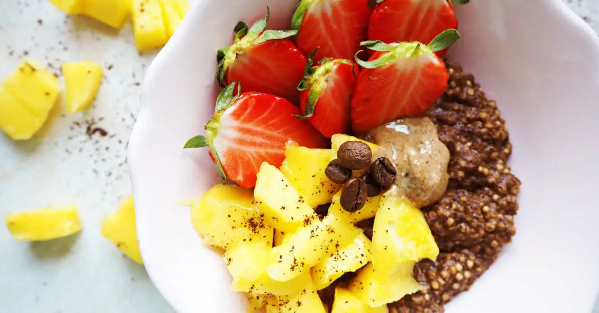 Quinoa zum frühstück gesund