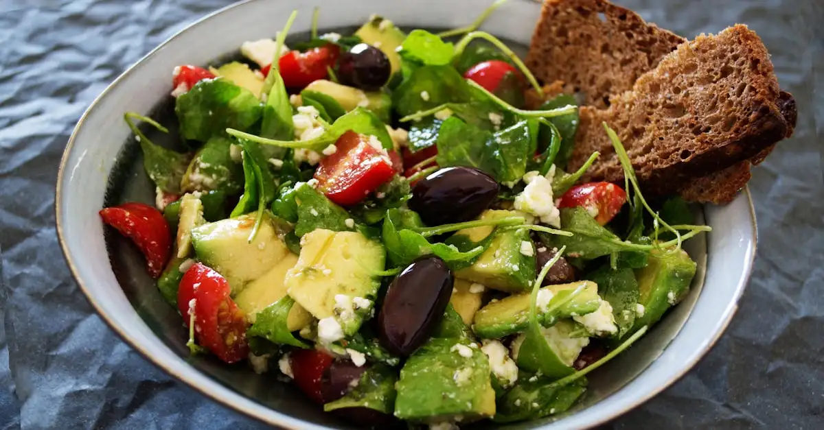 Gesundes schnelles mittagessen büro