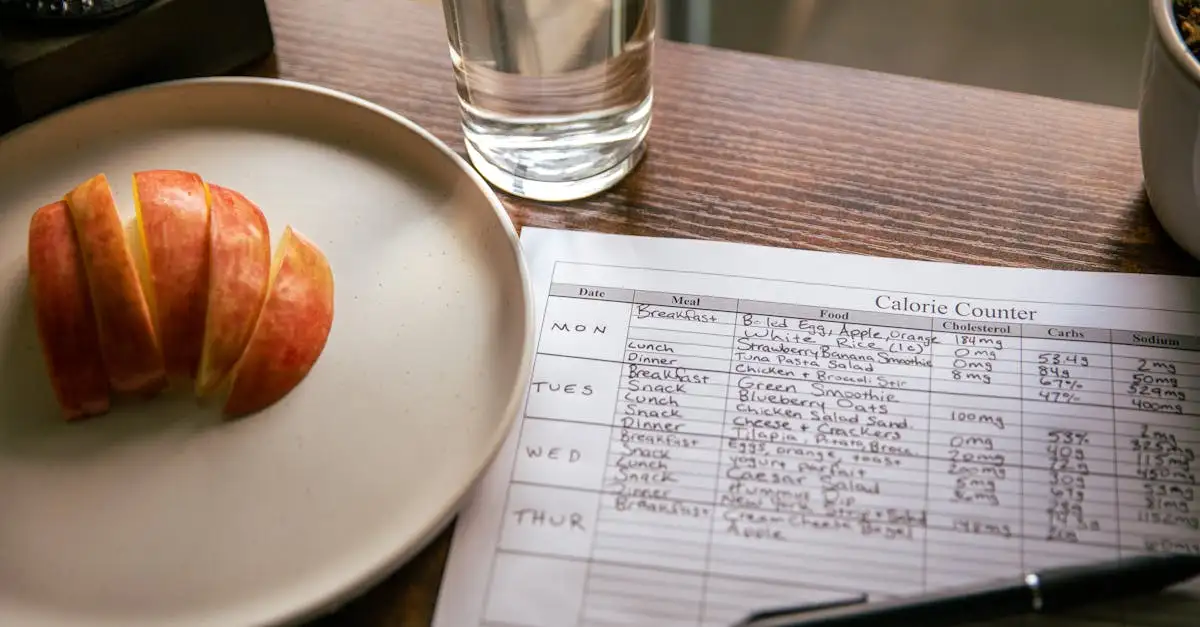 Wochenplan gesunde ernährung abnehmen
